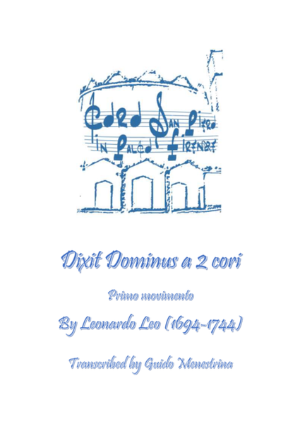 Leonardo Leo - Dixit Dominus a 2 cori, 1741, Primo movimento image number null