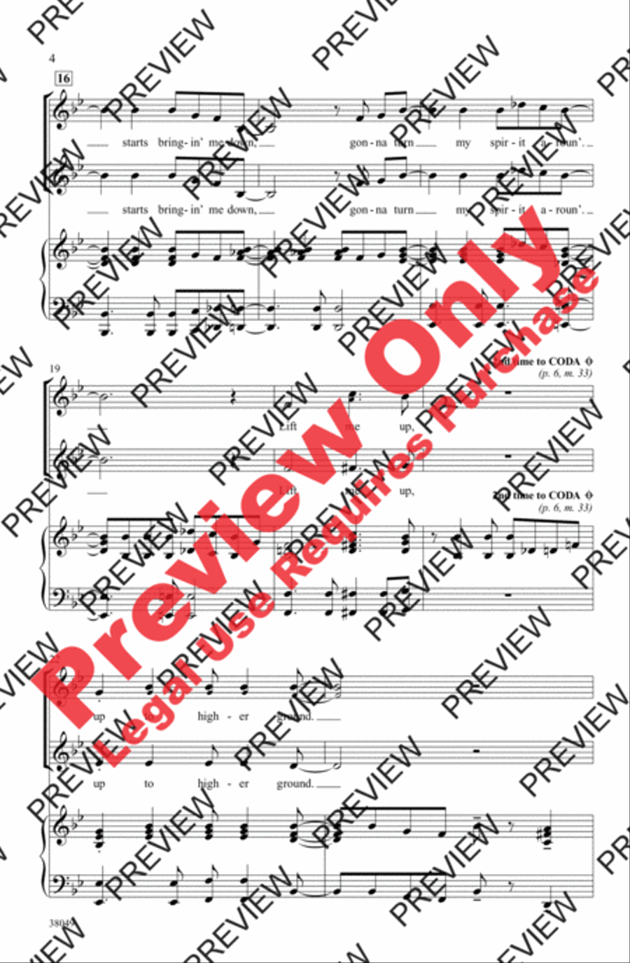 Lift Me Up! Lift Me Up! 2-Part scores gallery preview page 4