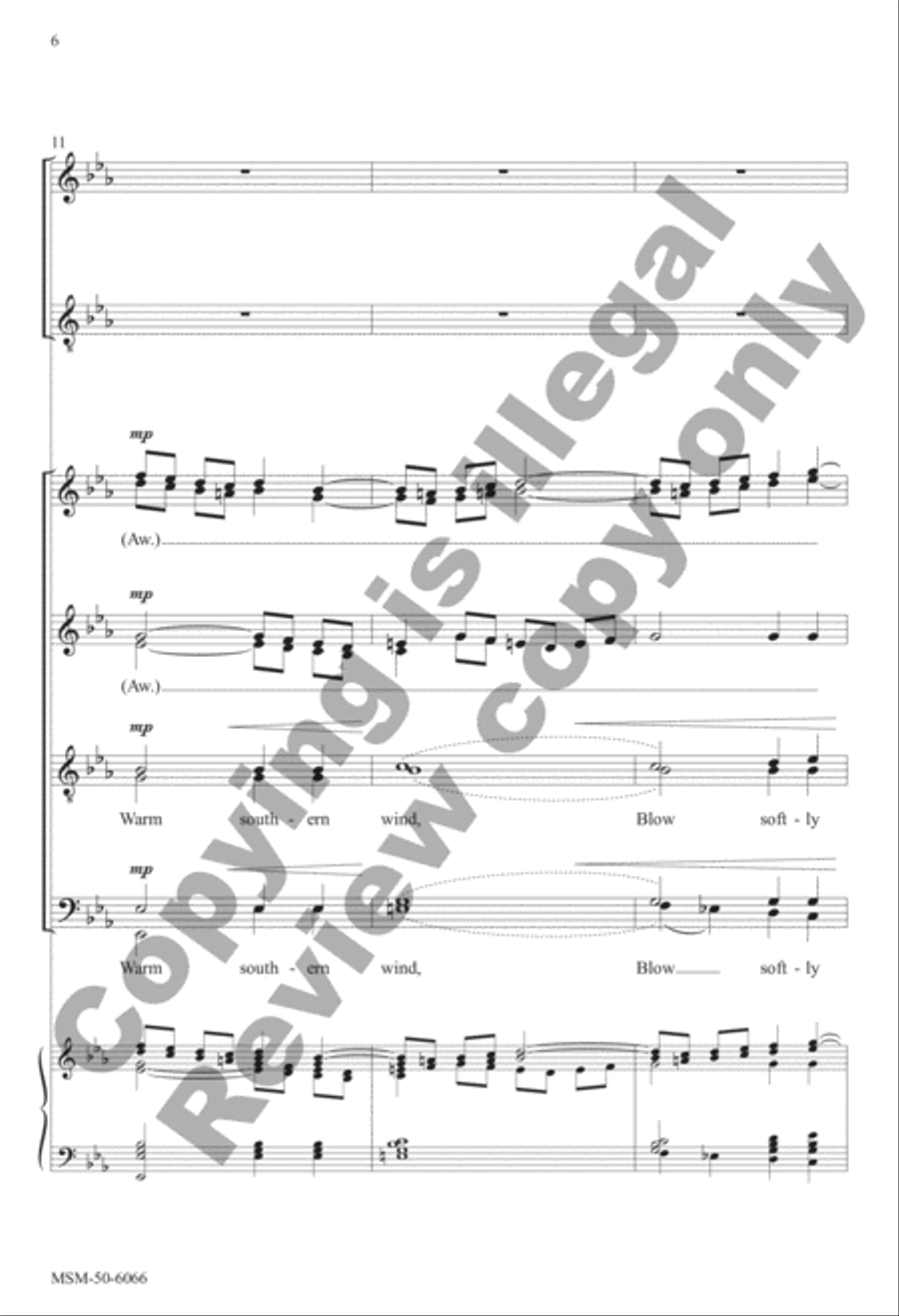 The Souls of the Righteous 4-Part scores gallery preview page 6