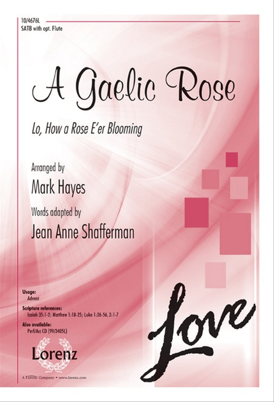 A Gaelic Rose 4-Part scores gallery preview page 1