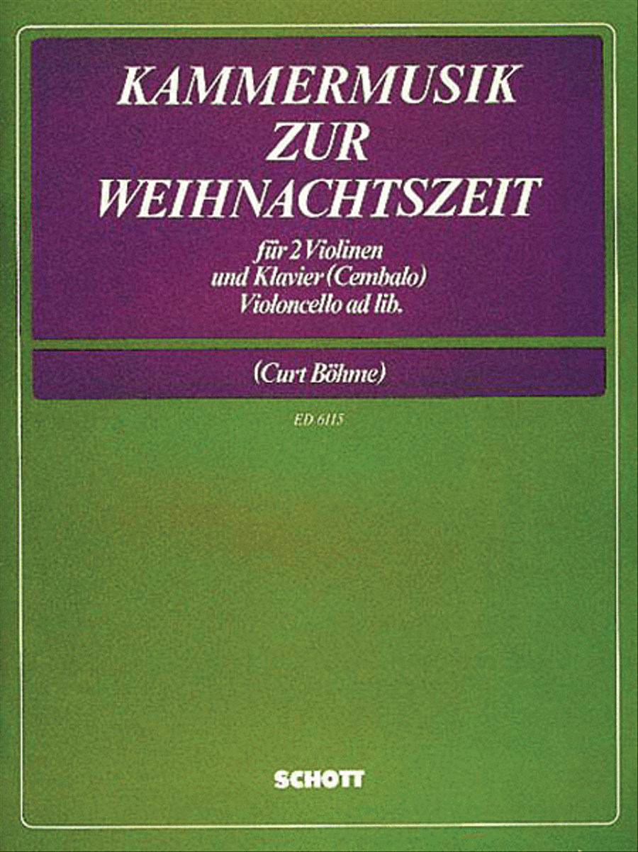Kammermusik zur Weihnachtzeit String Trio scores gallery preview page 1