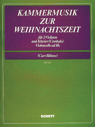 Book cover for Kammermusik zur Weihnachtzeit