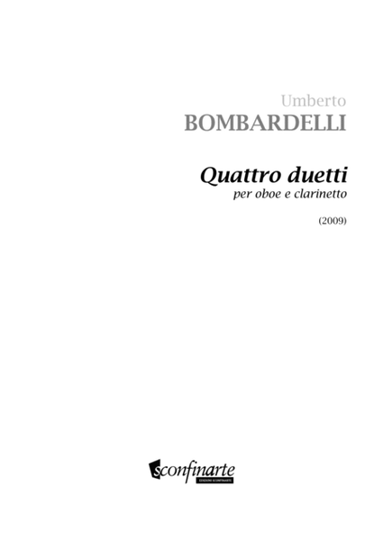 Umberto Bombardelli: QUATTRO DUETTI (ES 923)