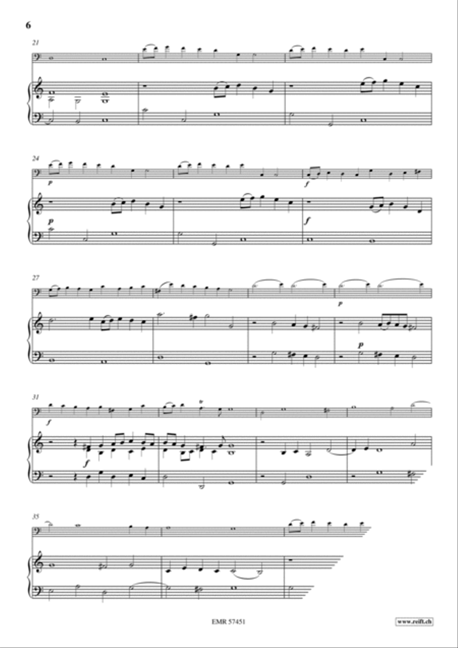 Sonata No. 6 Organ scores gallery preview page 7