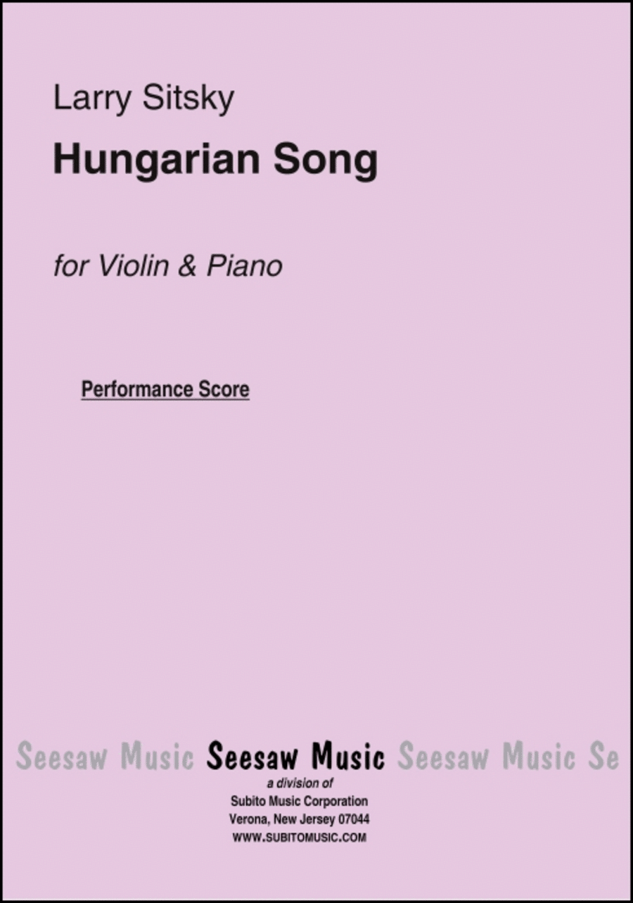 Hungarian Song