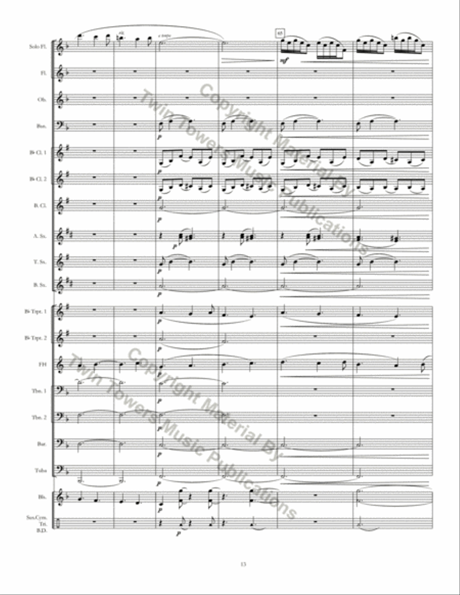 Pastorale Concert Band scores gallery preview page 14