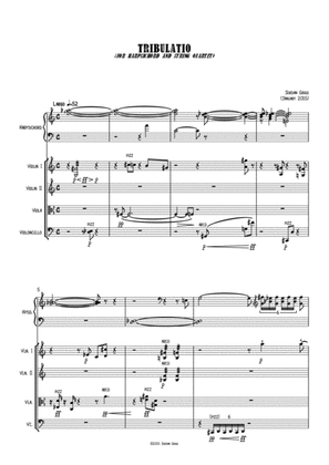 Tribulatio (for harpsichord and string quartet)