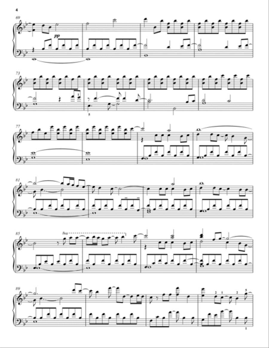 A Million Dreams (from The Greatest Showman) Piano Solo scores gallery preview page 4