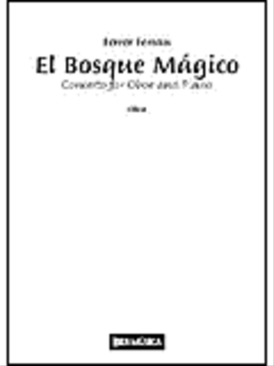 El Bosque Magico Concerto For Oboe And Piano (advanced) Piano Accompaniment scores gallery preview page 1
