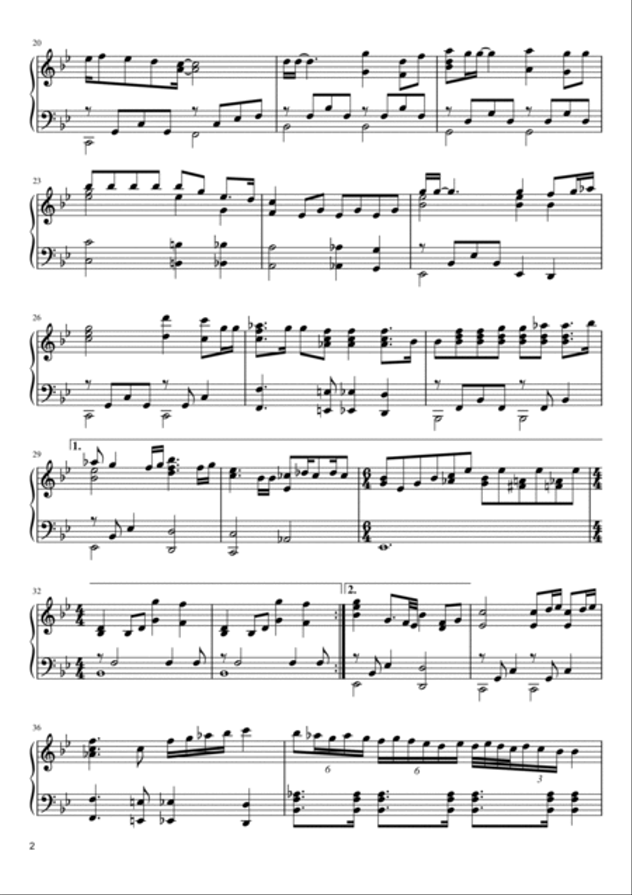 Bohemian Rhapsody A Cappella scores gallery preview page 2