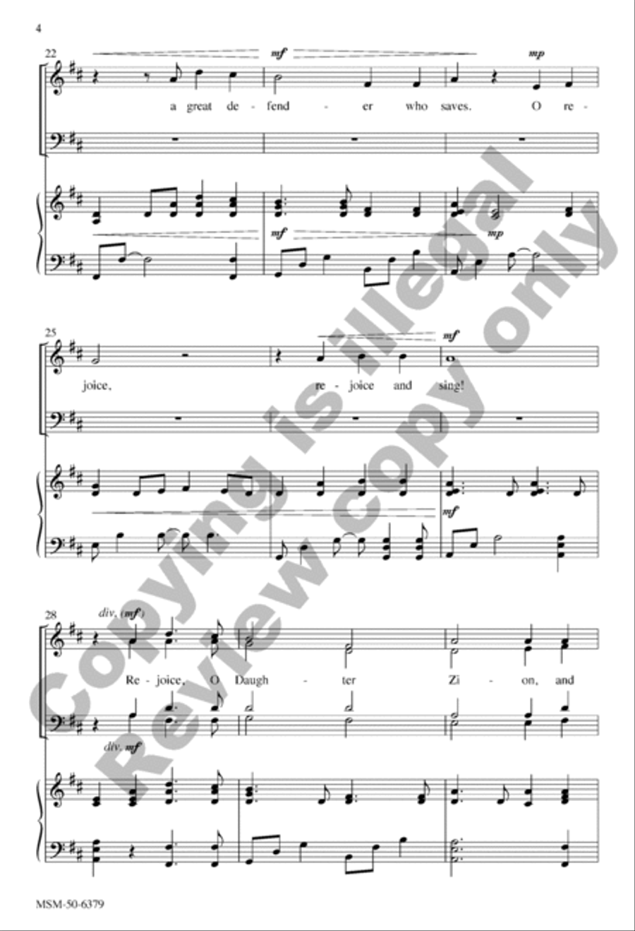 Rejoice and Sing 4-Part scores gallery preview page 4