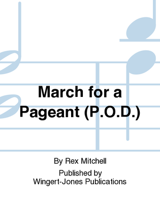 March For A Pageant - Full Score
