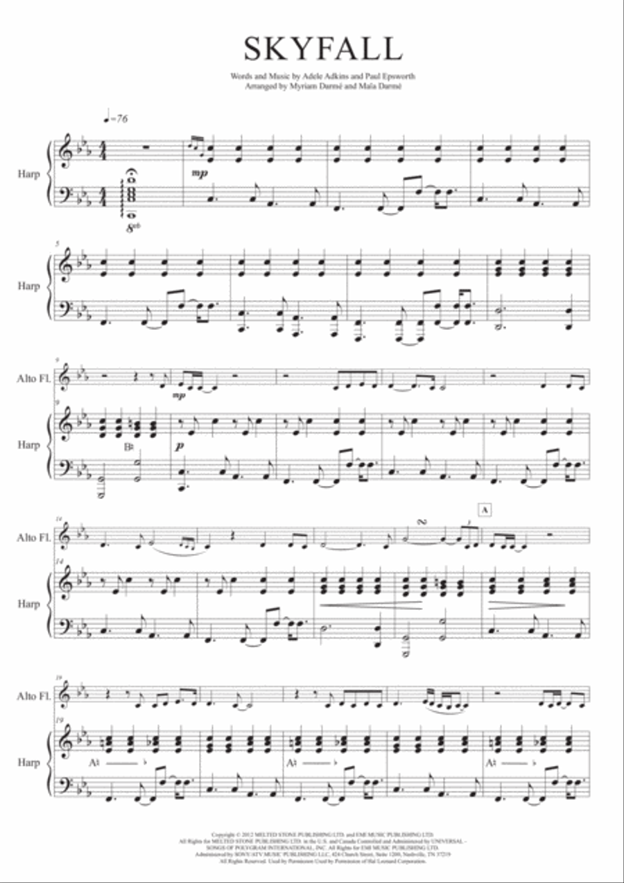 Skyfall Small Ensemble scores gallery preview page 2