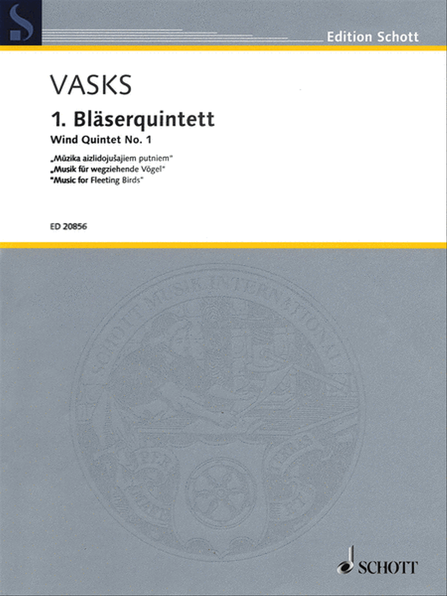 Wind Quintet No. 1 Woodwind Quintet scores gallery preview page 1