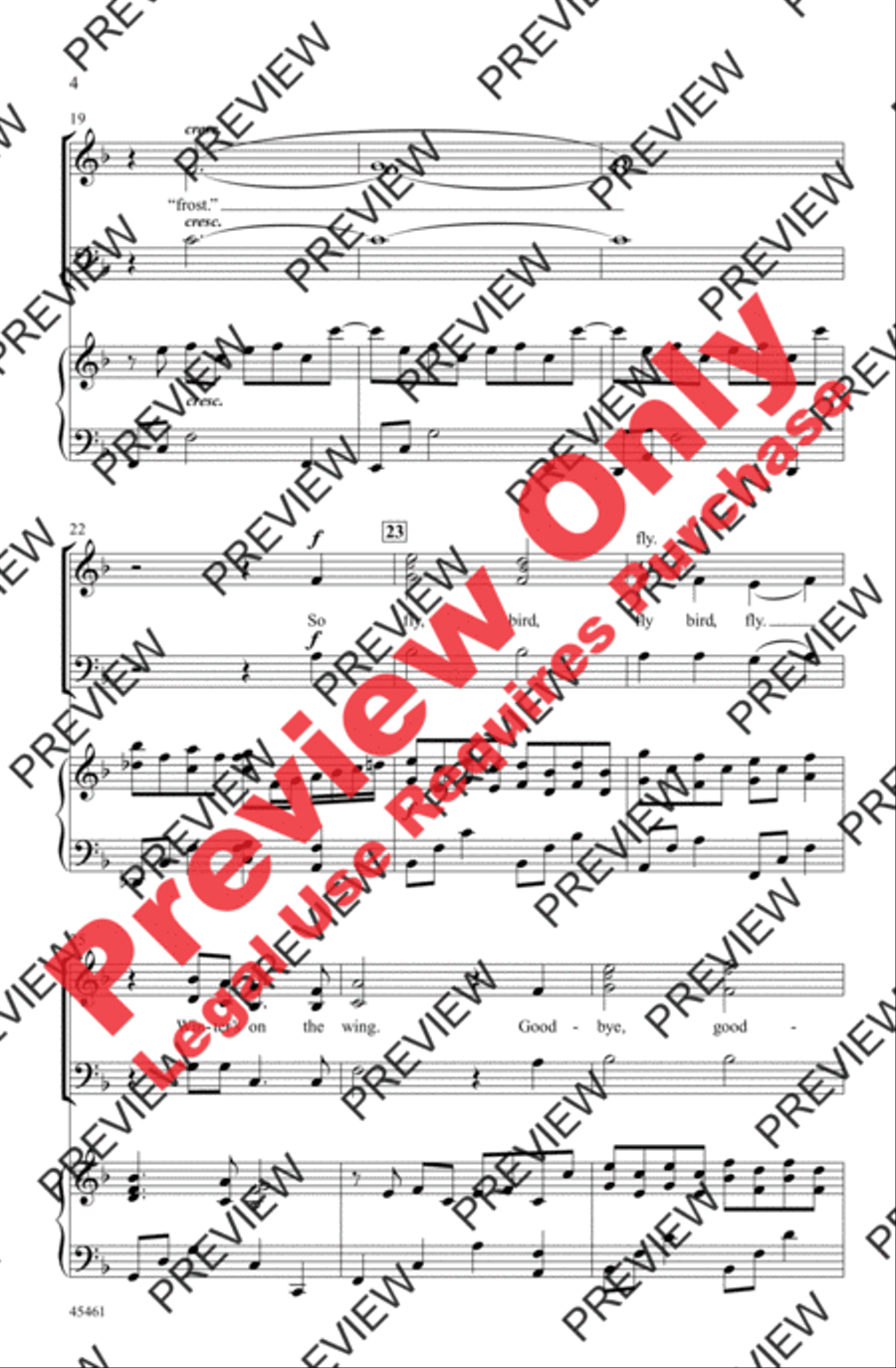 Something Told the Wild Geese 3-Part scores gallery preview page 4