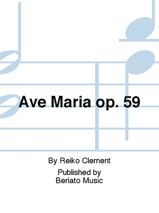 Book cover for Ave Maria op. 59