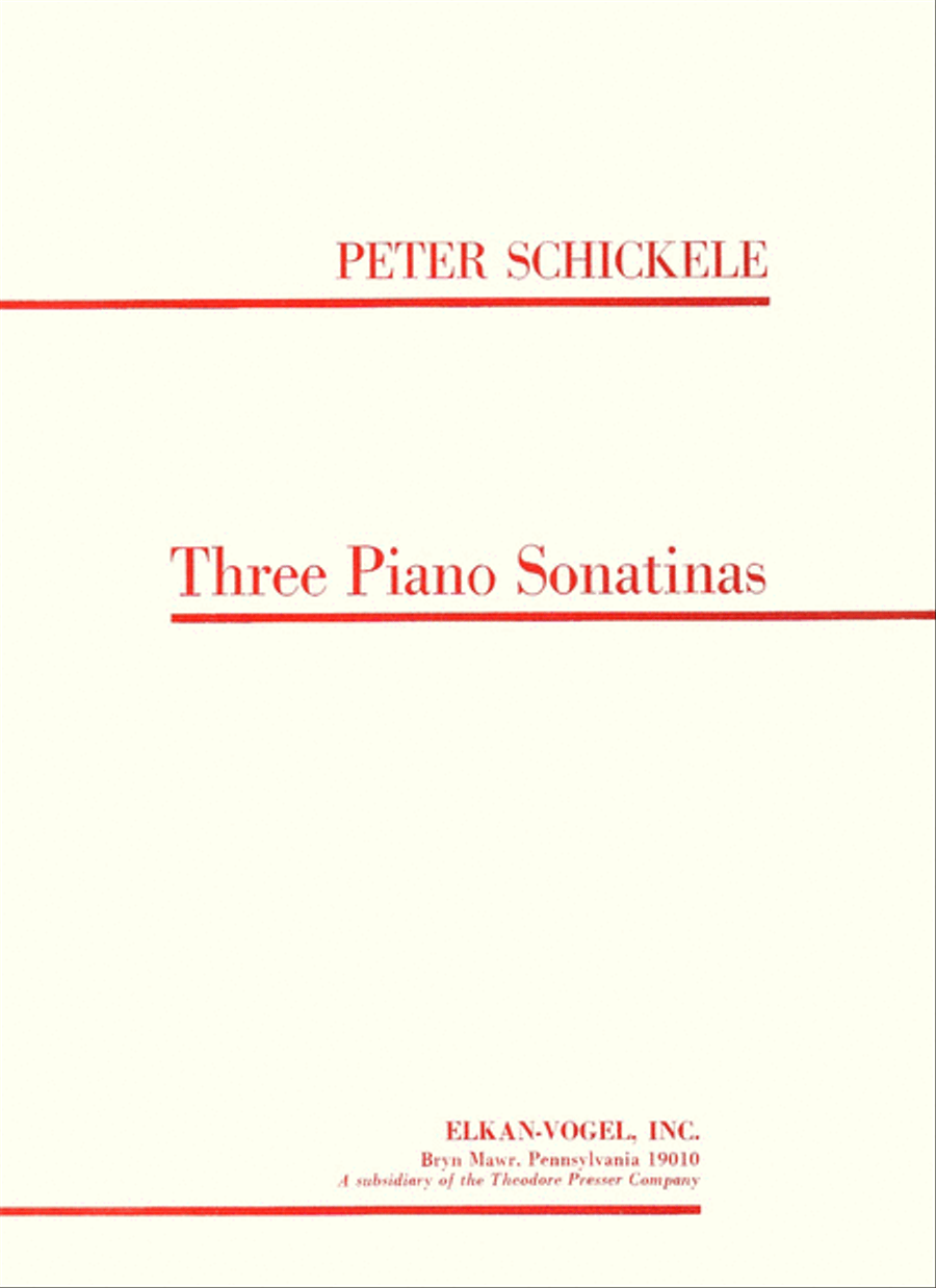 Three Piano Sonatinas Chamber Music scores gallery preview page 1