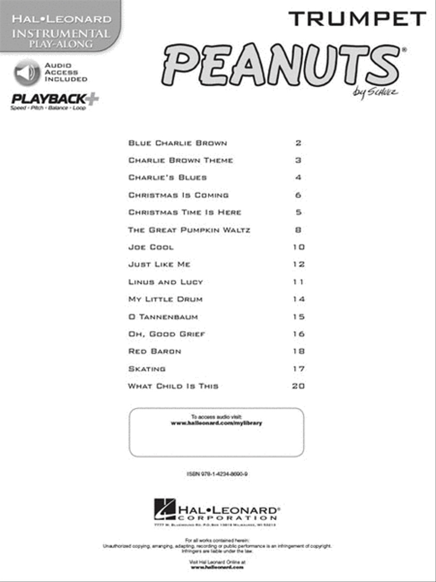 Peanuts™ Trumpet Solo scores gallery preview page 2