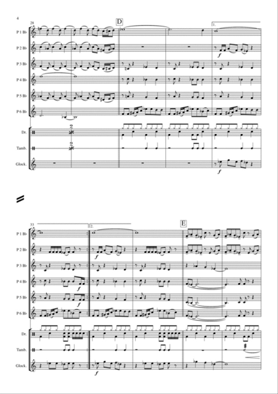 Ghostbusters Concert Band scores gallery preview page 4
