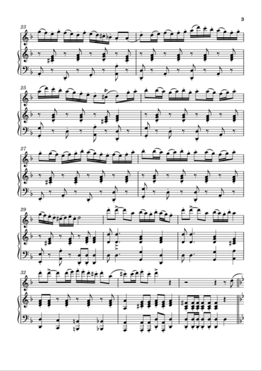 Circle Dance Flute Solo scores gallery preview page 3