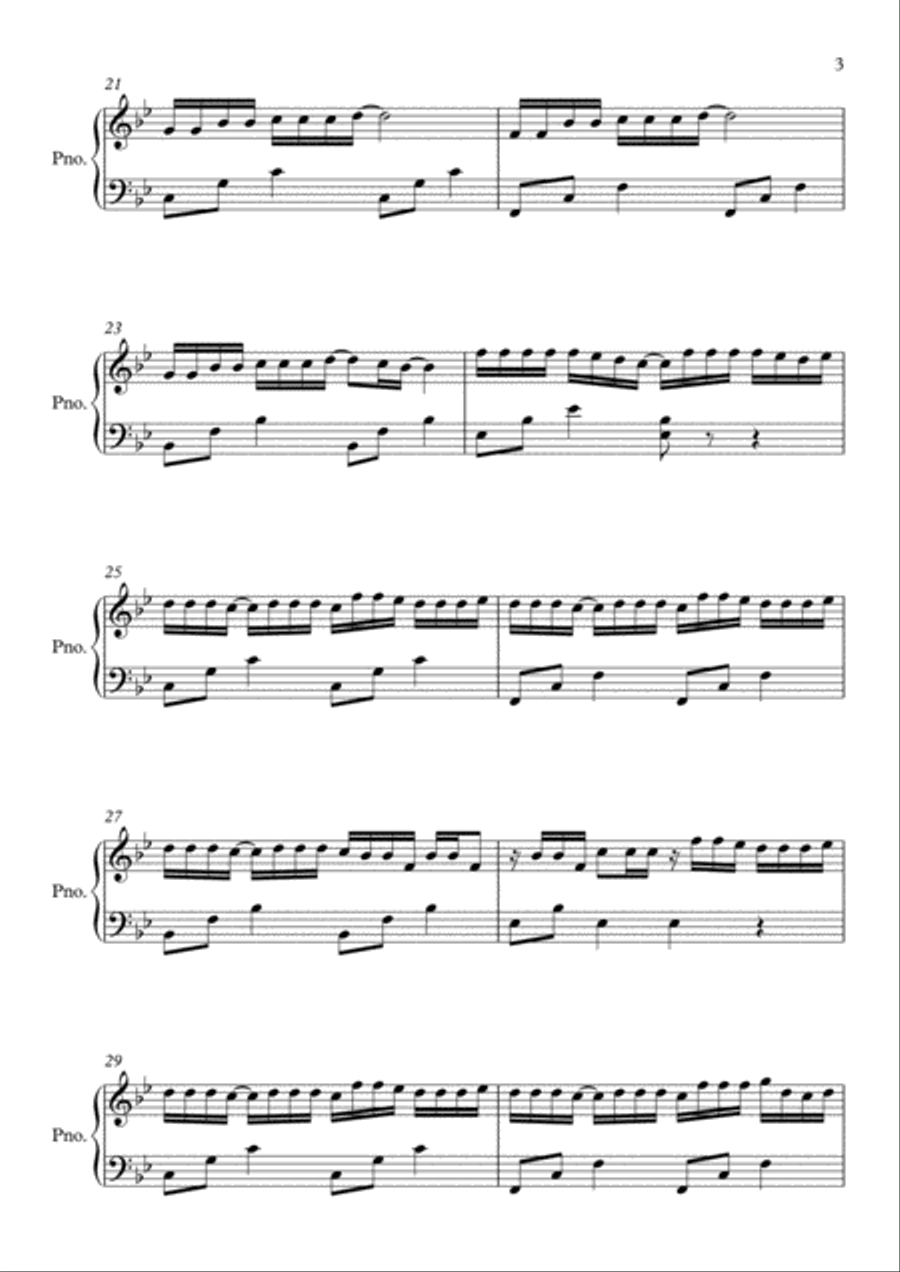 Better Now Piano Solo scores gallery preview page 3