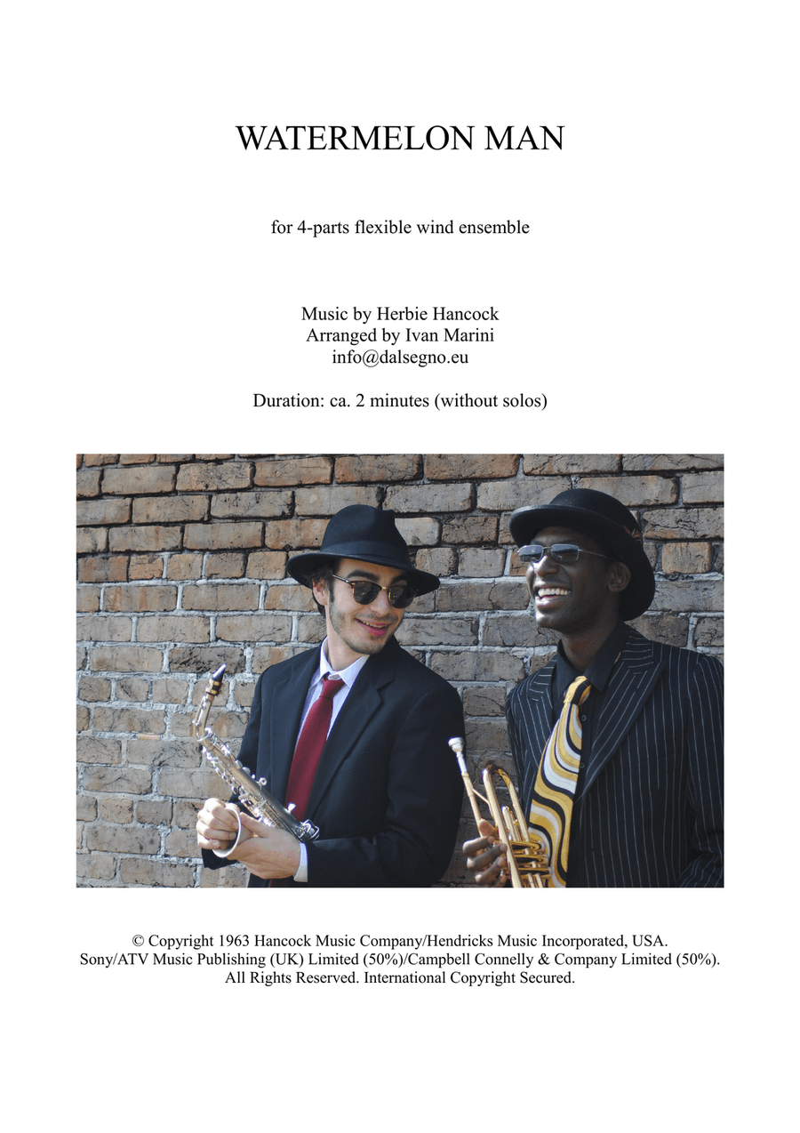 Watermelon Man Small Ensemble scores gallery preview page 1