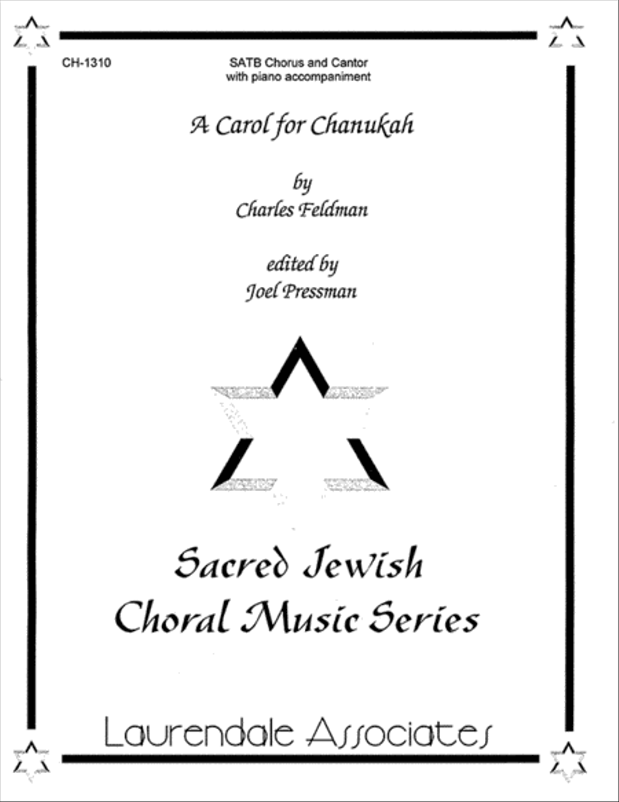 A Carol for Chanukah 4-Part scores gallery preview page 1