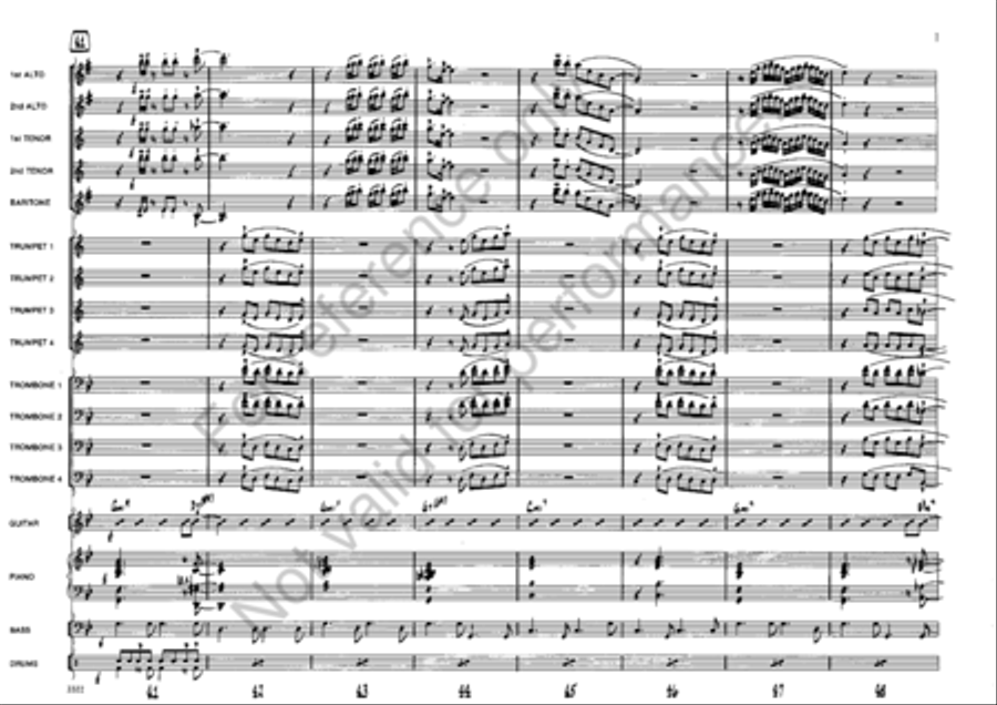 Raw Emotion Raw Emotion Jazz Ensemble scores gallery preview page 7