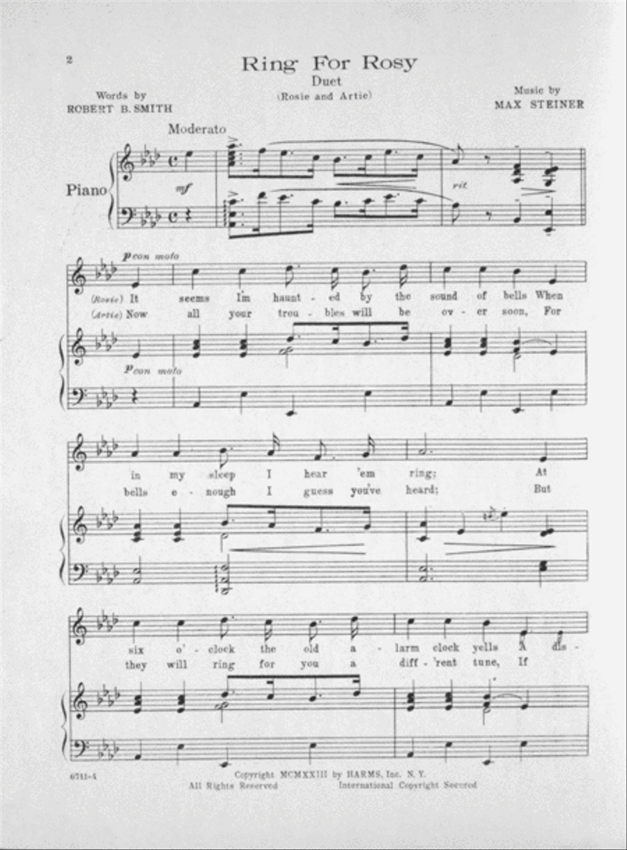 Ring For Rosy Voice scores gallery preview page 2