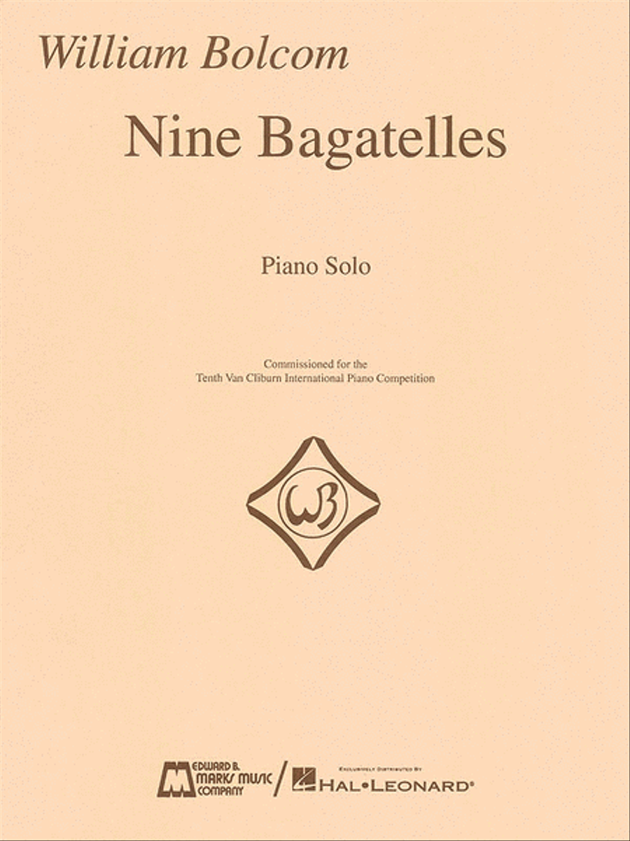Nine Bagatelles Piano Solo scores gallery preview page 1