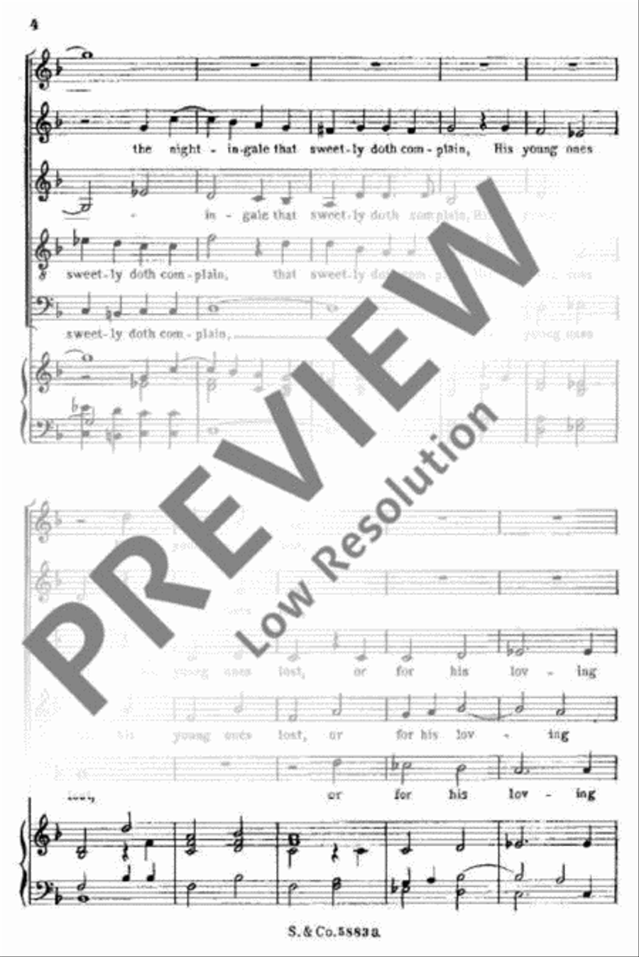 The Nightingale The Nightingale SSATB scores gallery preview page 5