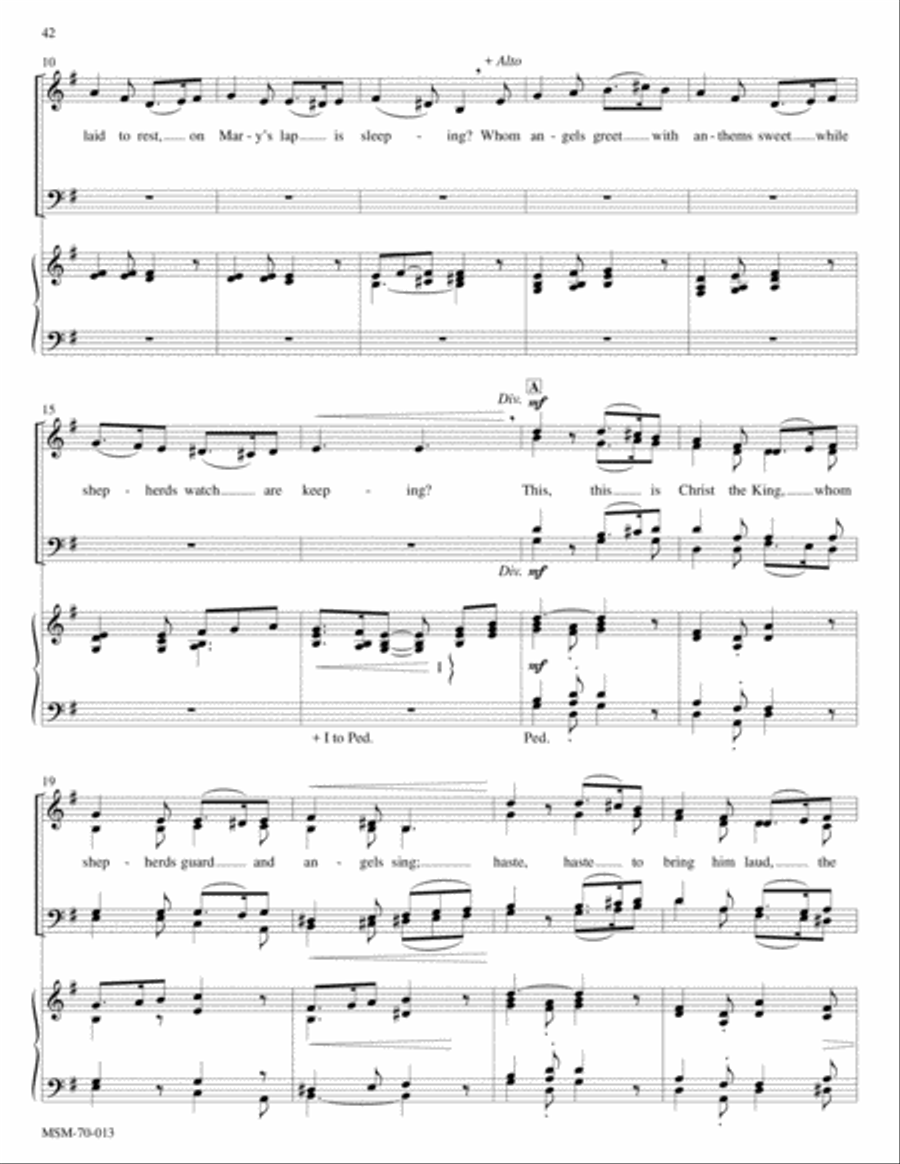 Holy Light: A Candlelight Service of Carols 4-Part scores gallery preview page 17