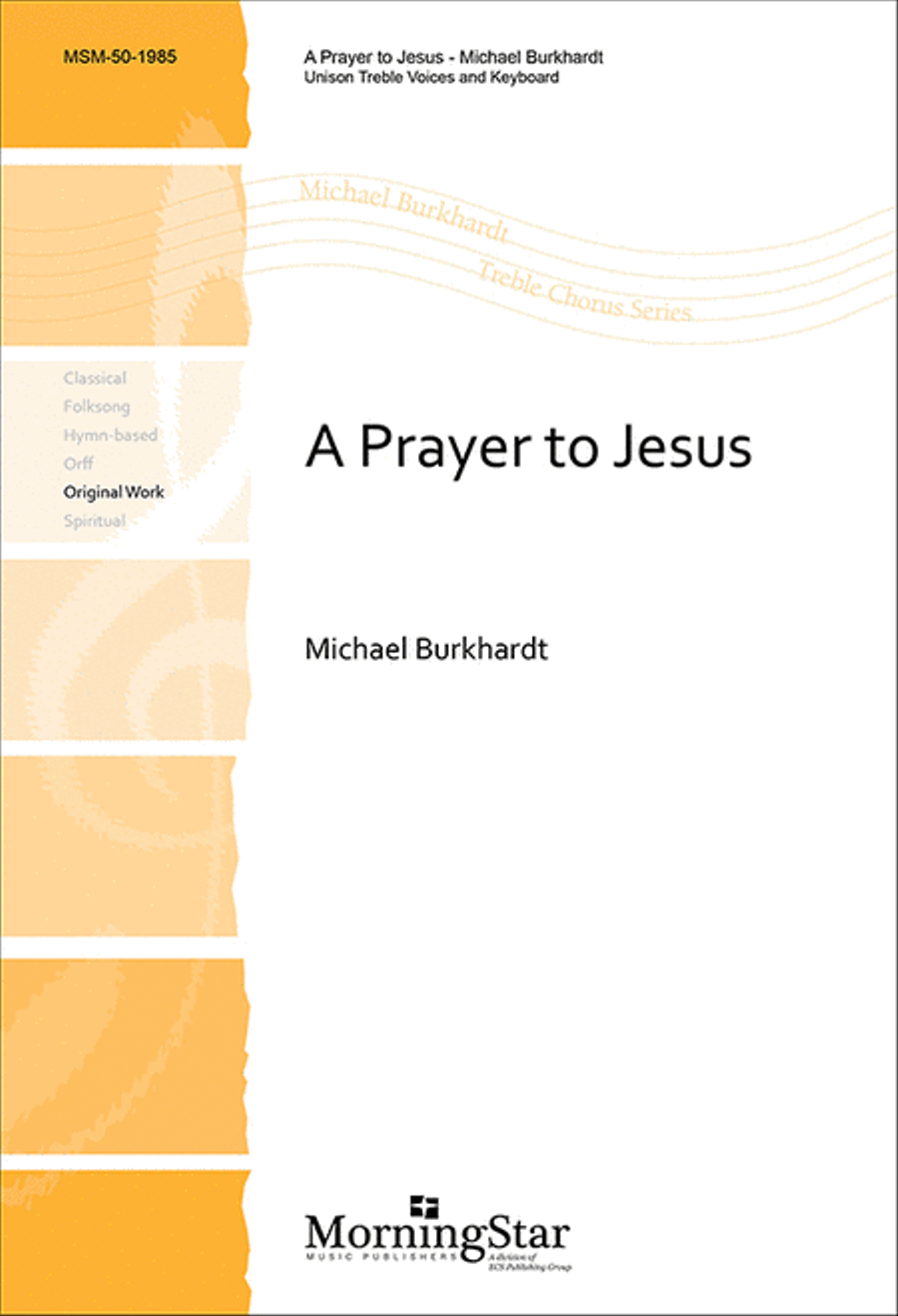 A Prayer to Jesus Unison Choir scores gallery preview page 1