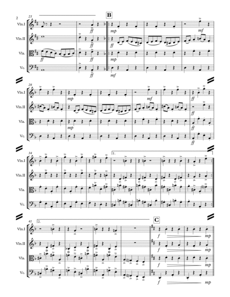 Dizzy Fingers (for String Quartet) image number null