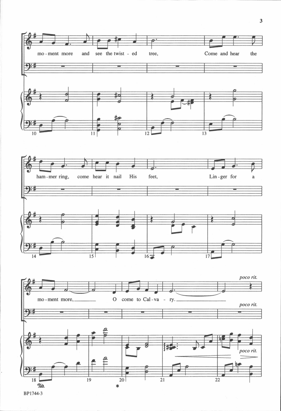 Calvary Invitation Calvary Invitation 4-Part scores gallery preview page 3