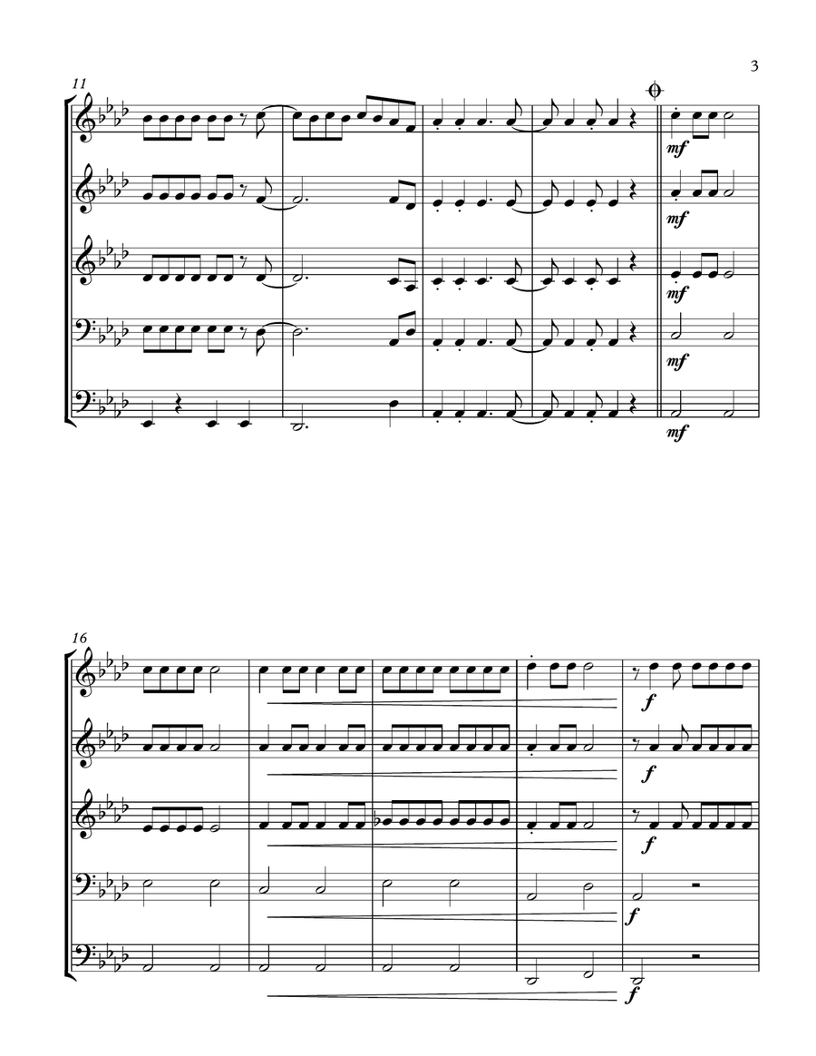 Barbara Ann Barbara Ann School and Community scores gallery preview page 3