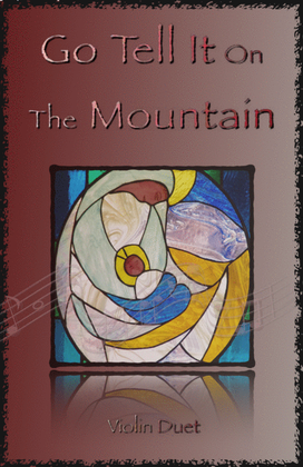 Book cover for Go Tell It On The Mountain, Gospel Song for Violin Duet