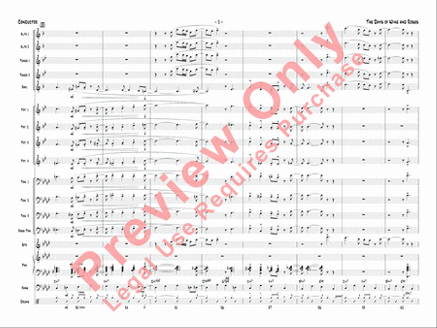 The Days of Wine and Roses Jazz Ensemble scores gallery preview page 8