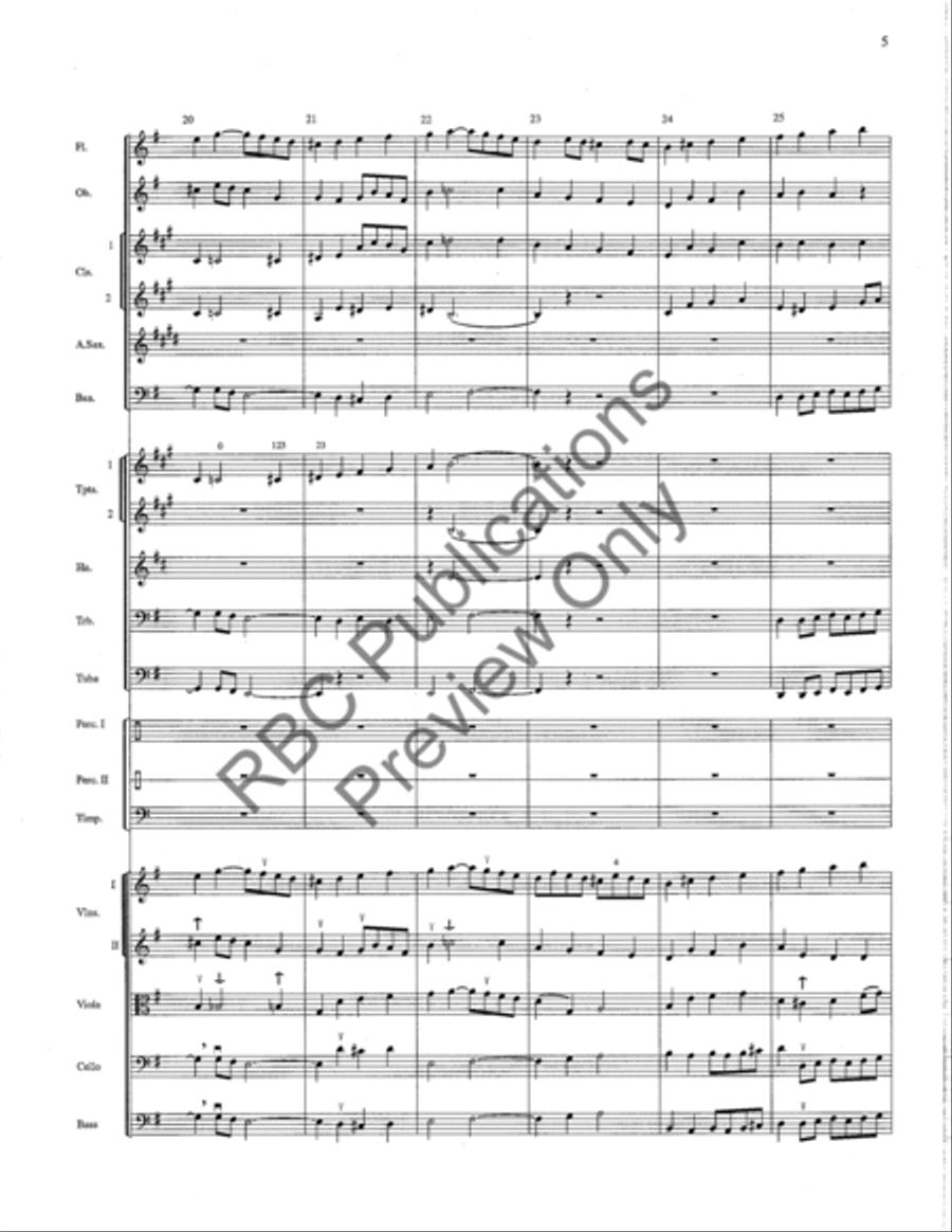 March Of The Meistersingers (Score) by Richard Wagner Full Orchestra - Sheet Music page 6
