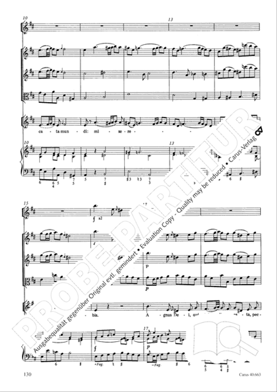 Mass in D minor (Missa in d) ATB scores gallery preview page 146