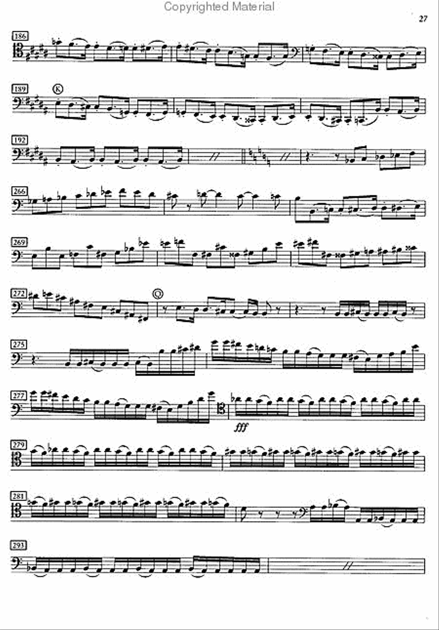 Test Pieces for Orchestral Auditions – Violoncello Collection / Songbook scores gallery preview page 5
