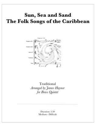 Book cover for Sun, Sea and Sand The Folk Songs of the Caribbean
