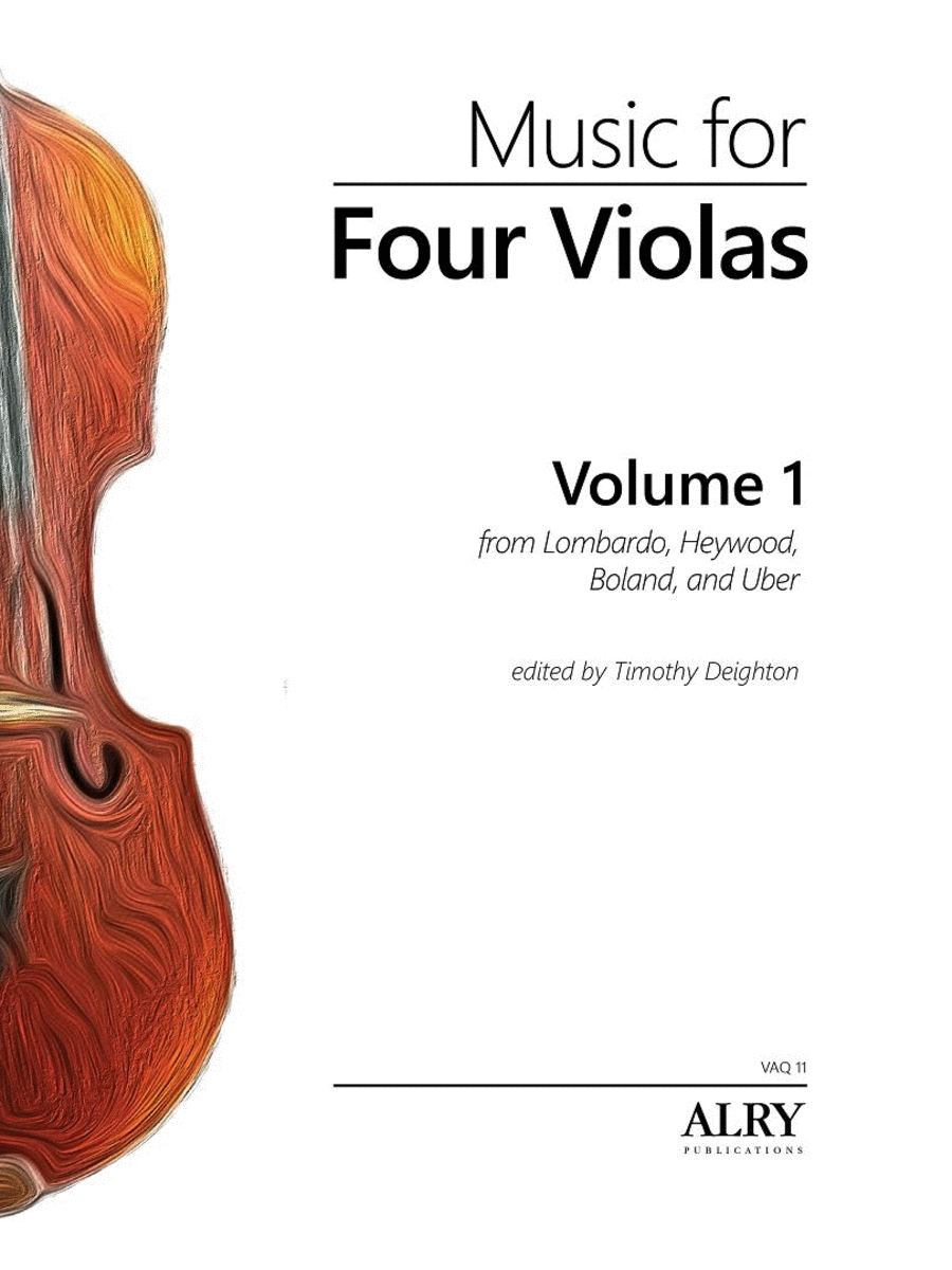 Music for Four Violas: Volume 1 School and Community scores gallery preview page 1