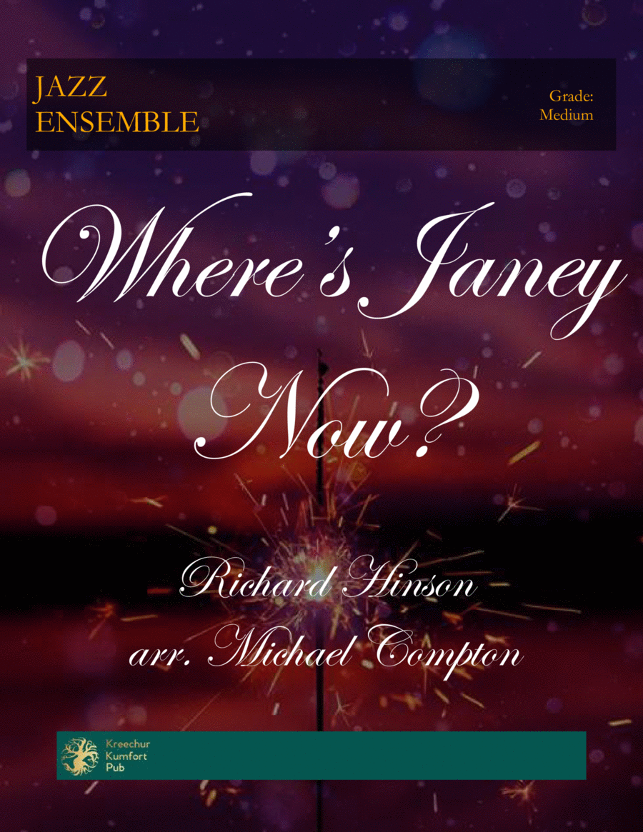 Where's Janey Now? Jazz Ensemble scores gallery preview page 1