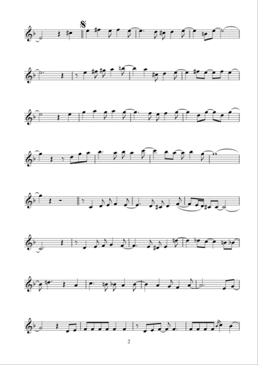 Desafinado (Slightly Out Of Tune) Clarinet Solo scores gallery preview page 2