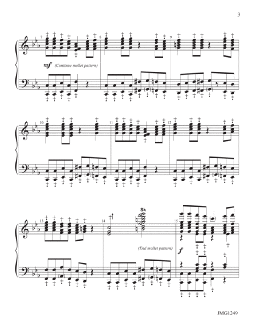 Jesus Is a Rock in a Weary Land 5-Octaves scores gallery preview page 3