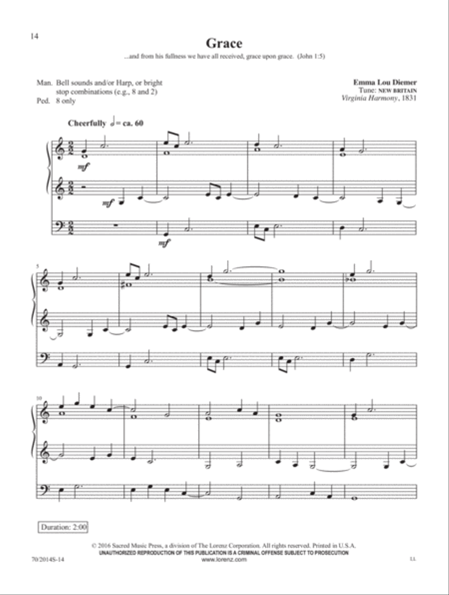 Visions from Scripture Organ Solo scores gallery preview page 6