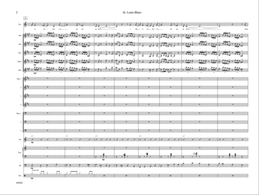 St. Louis Blues: Score Jazz Ensemble scores gallery preview page 6