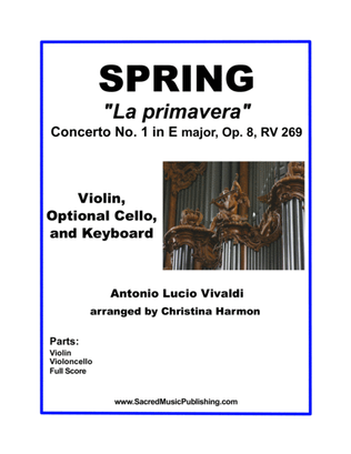 Vivaldi Spring – Violin, Cello, and Keyboard