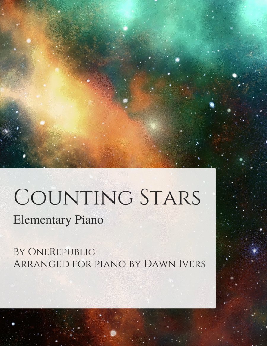 Counting Stars Easy Piano scores gallery preview page 1